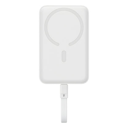 Vanjska baterija bežična Baseus Magnetic Mini, 10000mAh, 30W, PD + FQI, 1 x QI - 2 x USB-C, bijela P1002210B223-00