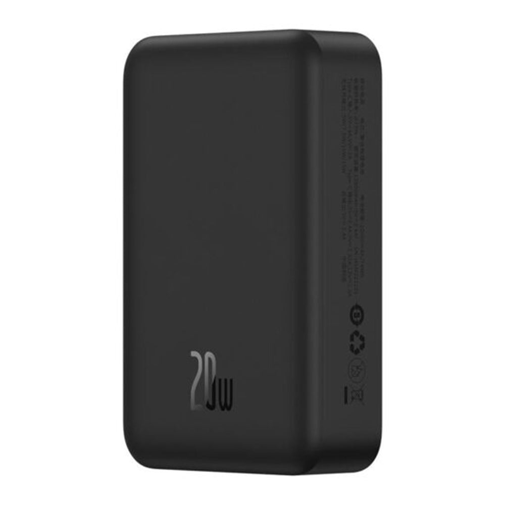 Bežična vanjska baterija Baseus EnerFill FM41, 20000mAh, 20W, PD - FQI, 1 x QI - 1 x USB-C, Crna E0027U00