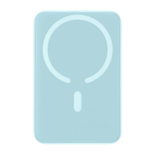 Vanjska bežična baterija Baseus Magnetic Mini, 10000mAh, 20W, PD + FQI, 1 x QI - 1 x USB-C, Plava PPCX110103