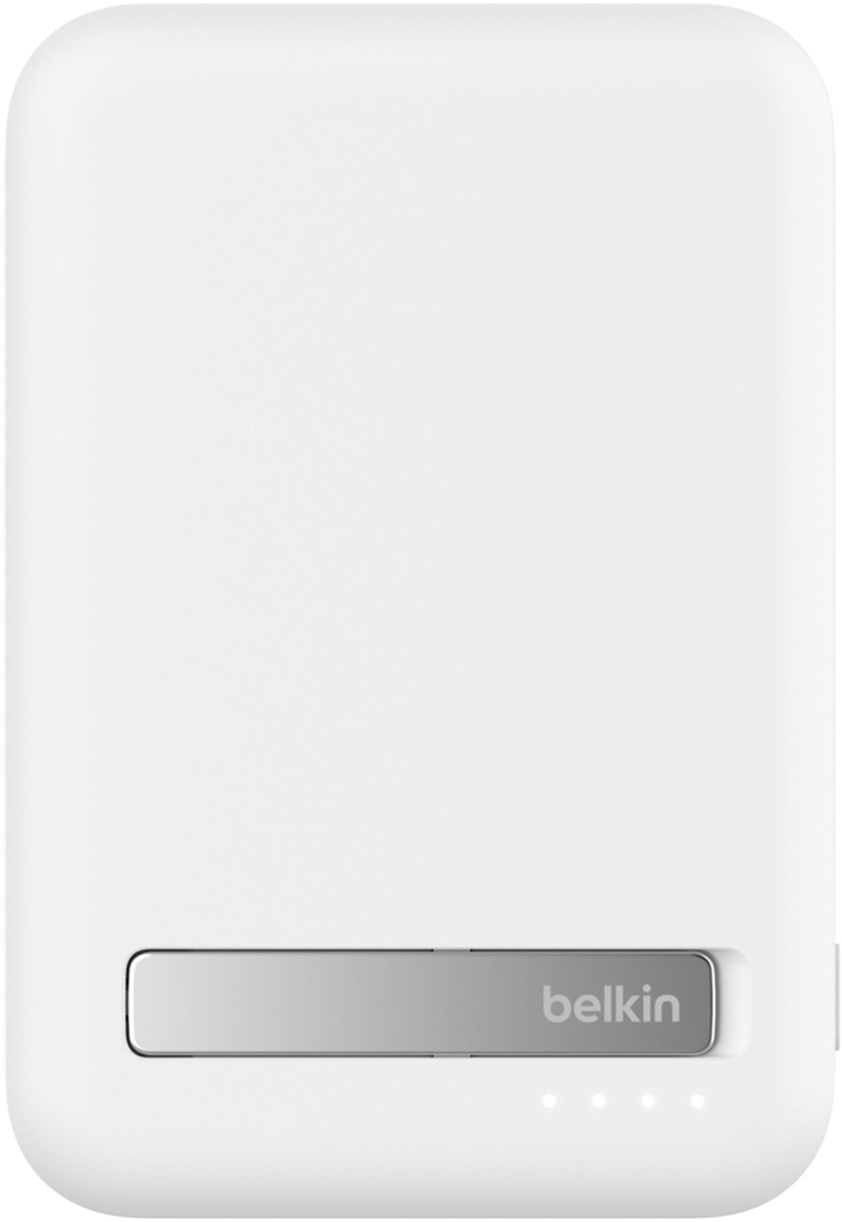 Bežična vanjska baterija Belkin BoostCharge Pro s postoljem, 8000mAh, 15W, FQI, 1 x QI - 1 x USB-C, Bijela BPD007btWH