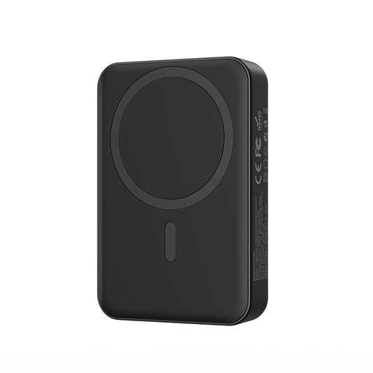 Vanjska baterija Wireless BWOO BO-P59, 10000mAh, 20W, PD + FQI, 1 x QI - 1 x USB-C, Crna