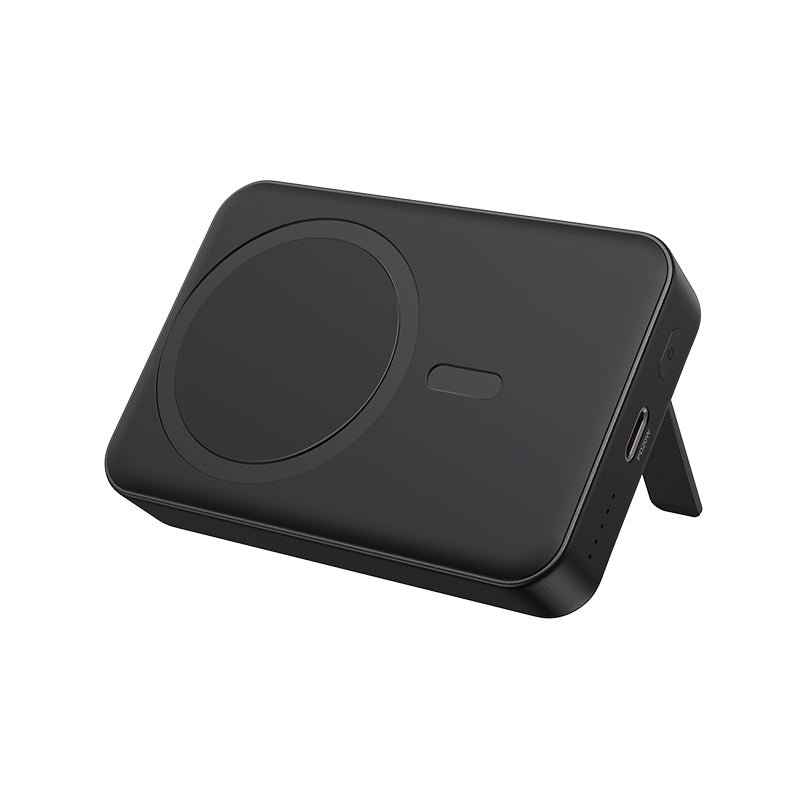 Vanjska baterija Wireless BWOO BO-P59, 10000mAh, 20W, PD + FQI, 1 x QI - 1 x USB-C, Crna