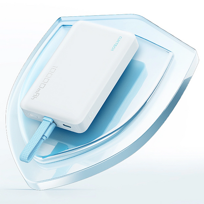 Bežična vanjska baterija Cuktech CP132ML, 10000mAh, 22.5W, PD + QI, 2 x USB-C, Bijela