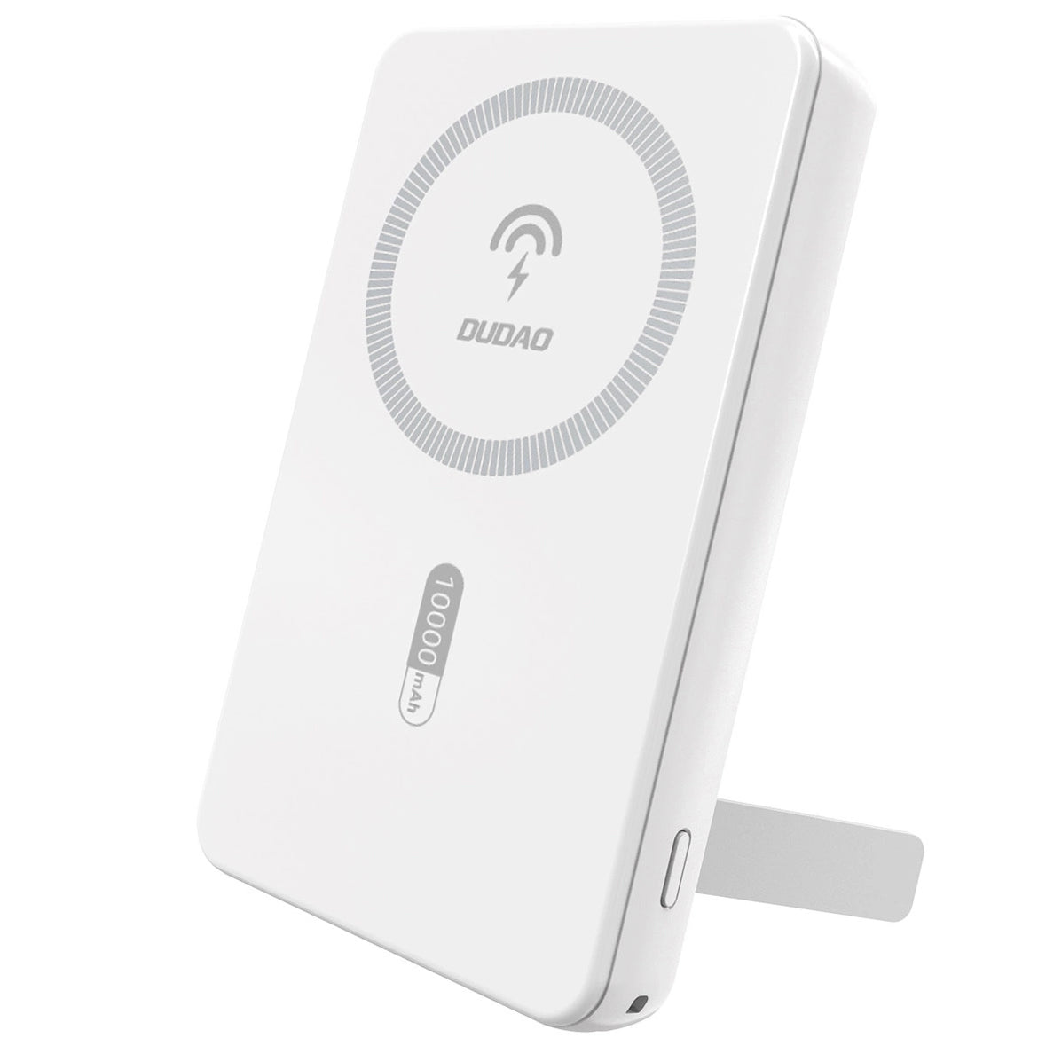 Vanjska bežična baterija Dudao K14S+, 10000mAh, 22.5W, QC + PD + FQI, 1 x QI - 1 x USB-A - 1 x USB-C, Bijela