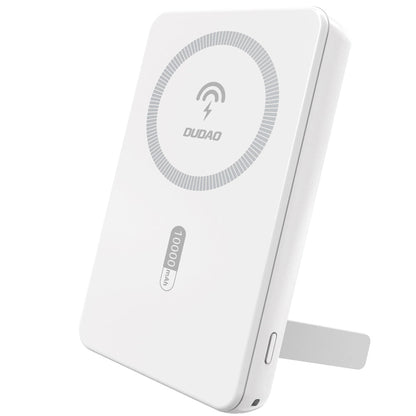 Vanjska bežična baterija Dudao K14S+, 10000mAh, 22.5W, QC + PD + FQI, 1 x QI - 1 x USB-A - 1 x USB-C, Bijela