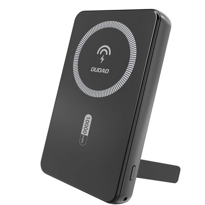 Vanjska bežična baterija Dudao K14S+, 10000mAh, 22.5W, QC + PD + FQI, 1 x QI - 1 x USB-A - 1 x USB-C, Crna