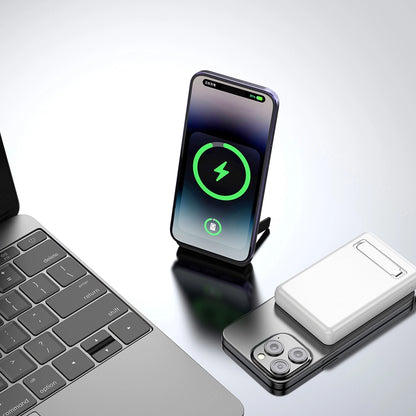 Vanjska bežična baterija Dudao K14S+, 10000mAh, 22.5W, QC + PD + FQI, 1 x QI - 1 x USB-A - 1 x USB-C, Bijela