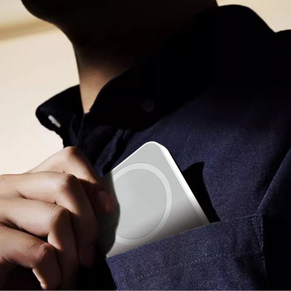 Vanjska baterija Wireless Dudao K26, 10000mAh, 20W, PD + FQI, 1 x QI - 1 x USB-C, Bijela