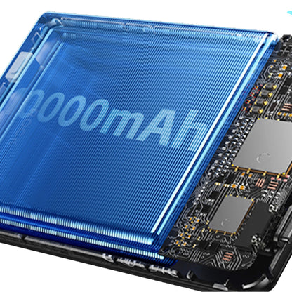 Vanjska baterija Wireless Dudao K29, 10000mAh, 20W, PD + FQI, 1 x Lightning - 1 x QI - 1 x USB-C, Siva