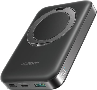 Vanjska baterija Joyroom JR-PBM12, 10000mAh, 22.5W, QC + PD + FQI, 1 x QI - 1 x USB-A - 1 x USB-C, Crna