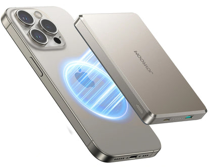 Bežični vanjski punjač Joyroom JR-PBM08 Pro, 10000mAh, 22.5W, PD + FQI, 1 x QI - 2 x USB-C, Bež