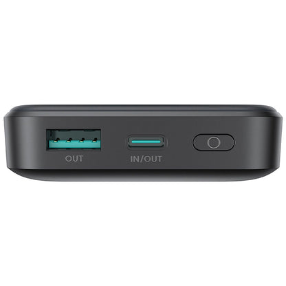 Vanjska bežična baterija Joyroom JR-W020, 10000mAh, 20W, QC + PD + FQI, 1 x QI - 1 x USB-A - 1 x USB-C, Crna