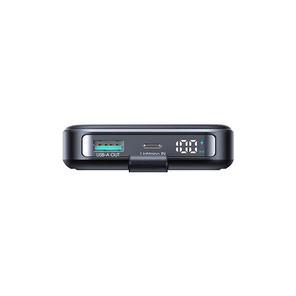 Vanjska baterija Joyroom JR-PBM11, 10000mAh, 22.5W, QC + PD + FQI, 1 x QI - 1 x USB-A - 1 x USB-C, Crna