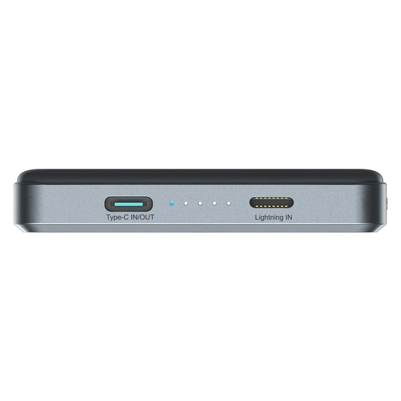 Bežična vanjska baterija Joyroom JR-PBM08 Pro, 10000mAh, 22.5W, PD + FQI, 1 x QI - 2 x USB-C, Siva