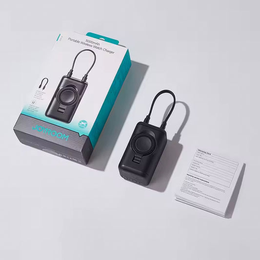 Vanjska bežična baterija Joyroom JR-W13, 5000mAh, 18W, PD + QI, 1 x Lightning - 1 x QI - 1 x USB-C, Crna