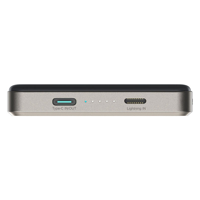 Vanjska baterija Joyroom JR-PBM08 Pro, 10000mAh, 20W, PD + FQI, 1 x QI - 1 x USB-C, Bež