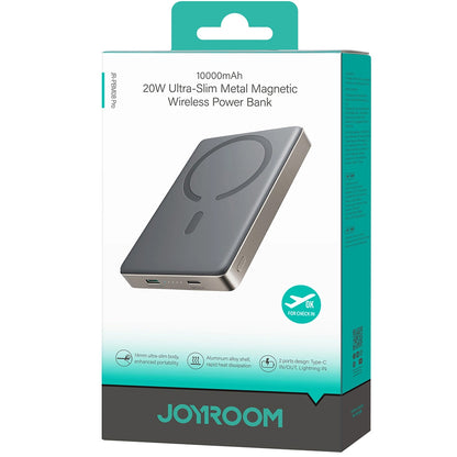 Vanjska baterija Joyroom JR-PBM08 Pro, 10000mAh, 20W, PD + FQI, 1 x QI - 1 x USB-C, Bež