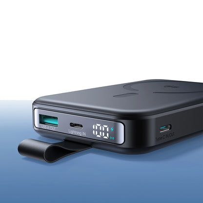 Vanjska baterija Joyroom JR-PBM11, 10000mAh, 22.5W, QC + PD + FQI, 1 x QI - 1 x USB-A - 1 x USB-C, Crna