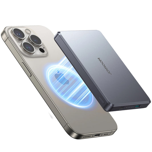 Vanjska baterija Joyroom JR-PBM08 Pro, 10000mAh, 20W, PD + FQI, 1 x QI - 1 x USB-C, Siva