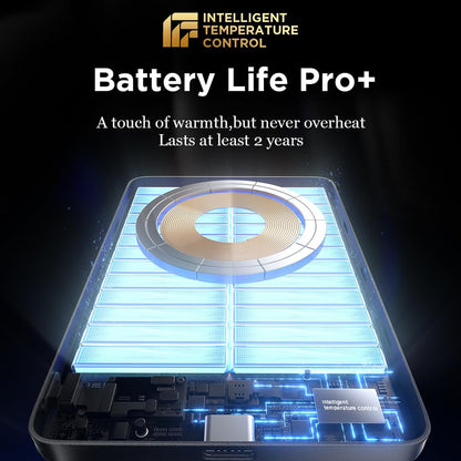 Bežična vanjska baterija Lisen L601 Pro, 5000mAh, 22.5W, PD + FQI, 1 x QI - 1 x USB-C, Siva YL0325090011