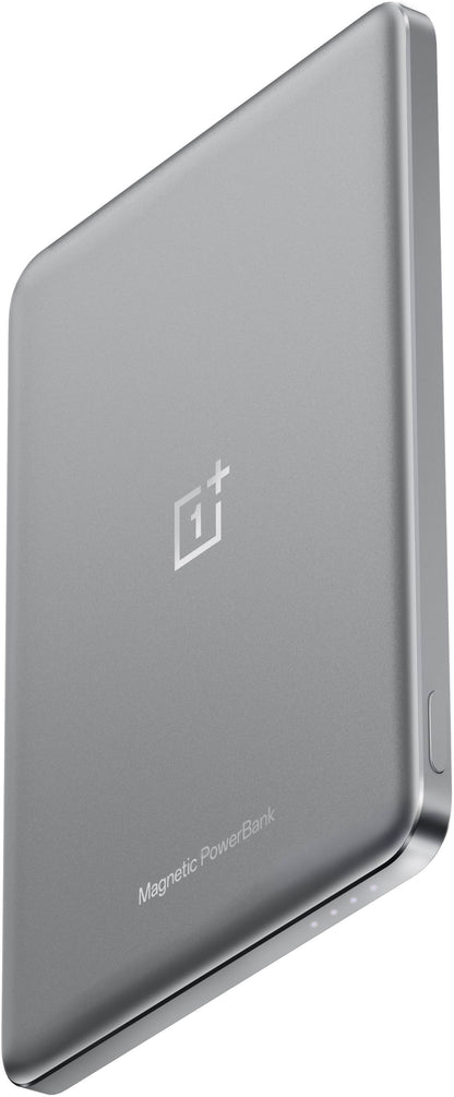 Vanjska baterija Wireless OnePlus Slim Magnetic, 5000mAh, 10W, FQI, 1 x USB-C, Siva 5411100015