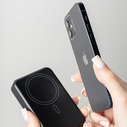 Vanjska baterija Wireless Proove Hoodman, 10000mAh, 20W, PD + FQI, 1 x QI - 1 x USB-C, Crna PBH120010001