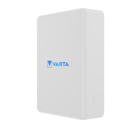 Vanjska bežična baterija Varta Mag Pro, 10000mAh, 20W, 1 x QI - 2 x USB-C, Bijela