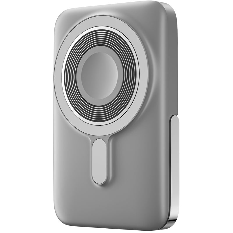 Vanjska bežična baterija WiWu Wi-P018, 10000mAh, 20W, PD + FQI, 1 x QI - 1 x USB-C, Siva