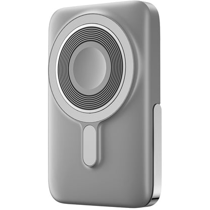 Vanjska bežična baterija WiWu Wi-P018, 10000mAh, 20W, PD + FQI, 1 x QI - 1 x USB-C, Siva