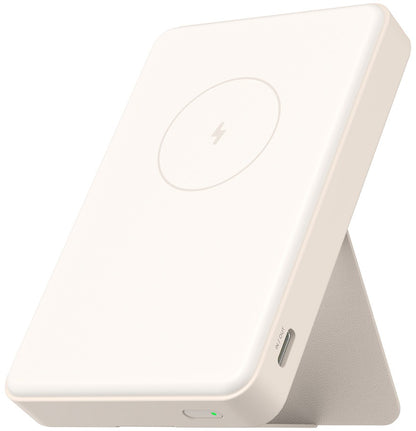 Bežični vanjski punjač Xiaomi Mi Magnetic, 6000mAh, 15W, PD + FQI, 1 x QI - 1 x USB-C, Bež BHR9074GL