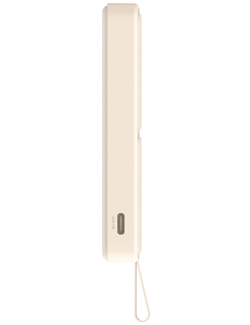 Bežični vanjski punjač Xiaomi Mi Magnetic, 6000mAh, 15W, PD + FQI, 1 x QI - 1 x USB-C, Bež BHR9074GL