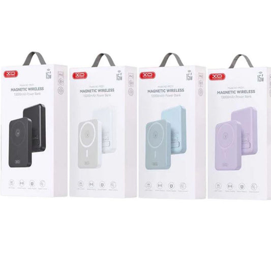 Vanjska baterija Wireless XO Design PR231, 10000mAh, 20W, PD + FQI, 1 x QI - 1 x USB-C, Bijela