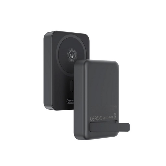 Vanjska bežična baterija XO Design PR231, 10000mAh, 20W, PD + FQI, 1 x QI - 1 x USB-C, Crna, Obnovljena