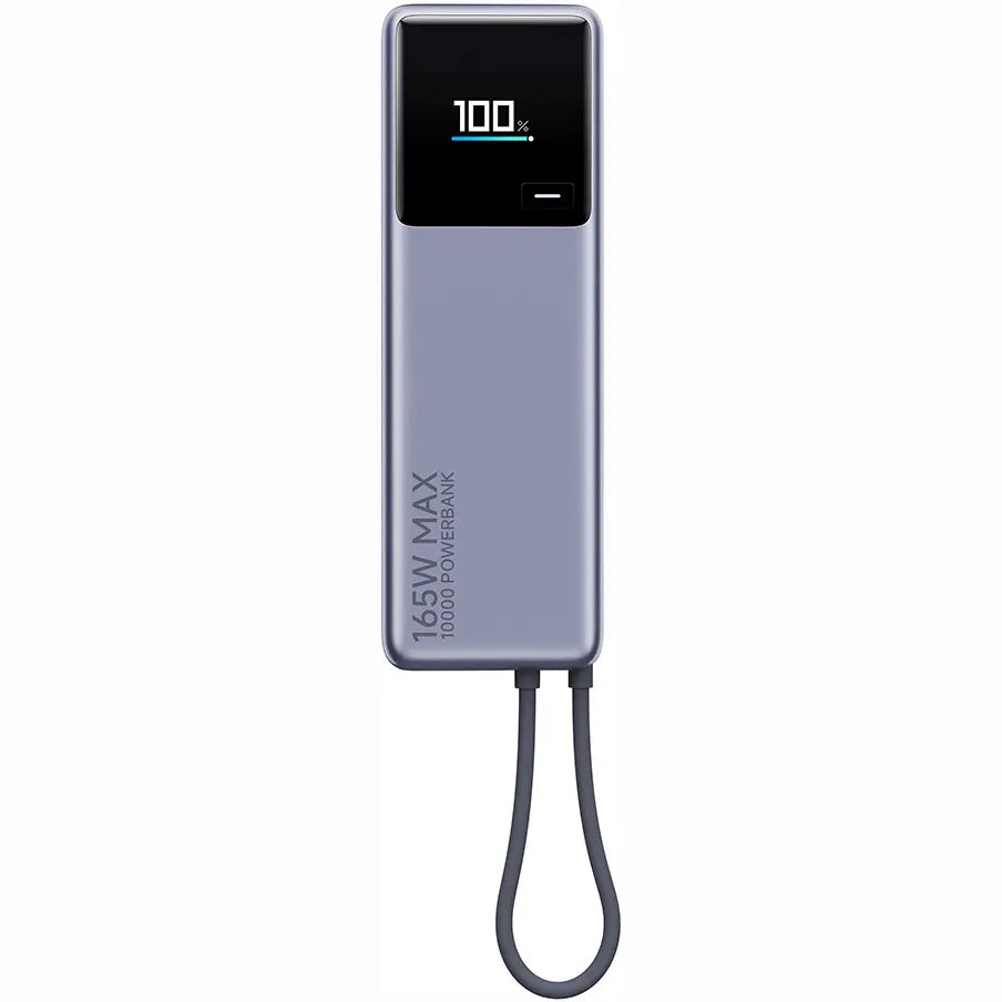 Vanjska baterija Xiaomi, 10000mAh, 165W, PD, 2 x USB-C, Siva PB1165MI