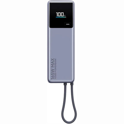 Vanjska baterija Xiaomi, 10000mAh, 165W, PD, 2 x USB-C, Siva PB1165MI