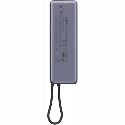 Vanjska baterija Xiaomi, 10000mAh, 165W, PD, 2 x USB-C, Siva PB1165MI