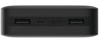 Xiaomi vanjska baterija, 20000mAh, 18W, QC, 2 x USB-A, Crna PB200LZM