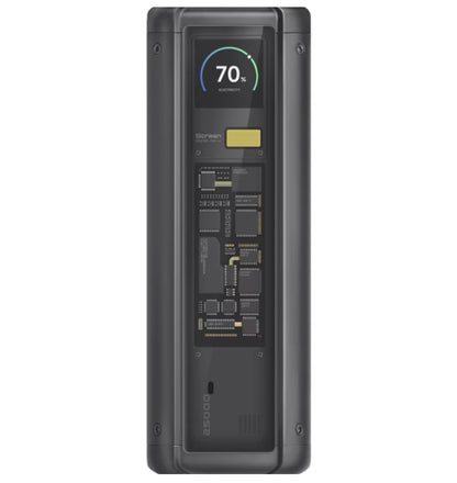 Vanjska baterija Xiaomi HyperCharge, 25000mAh, 212W, QC + PD, 1 x USB-A - 2 x USB-C, Crna BHR9970GL