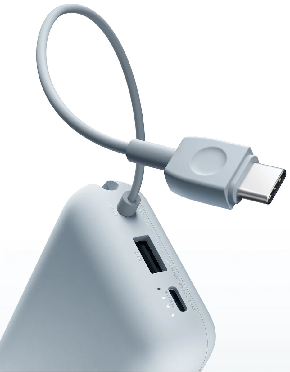 Xiaomi vanjska baterija Pocket Edition Pro, 10000mAh, 33W, QC + PD, 1 x USB-A - 1 x USB-C, Plava BHR9073GL