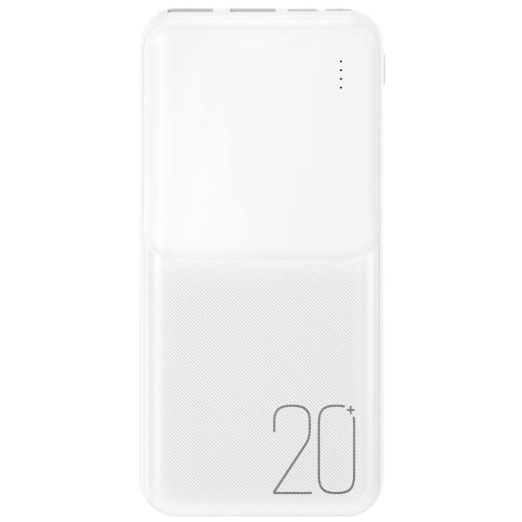 Vanjska baterija XO Design PR252, 20000mAh, 10W, 2 x USB-A, Bijela
