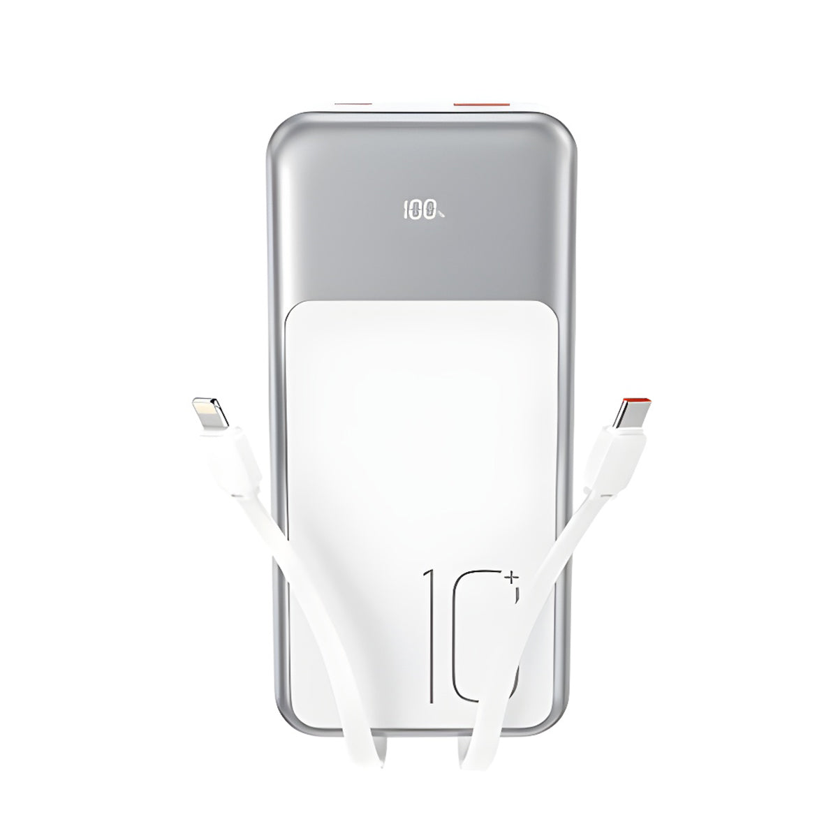 Vanjska baterija XO Design PR248, 10000mAh, 22.5W, QC + PD, 1 x Lightning - 1 x USB-A - 2 x USB-C, Bijela