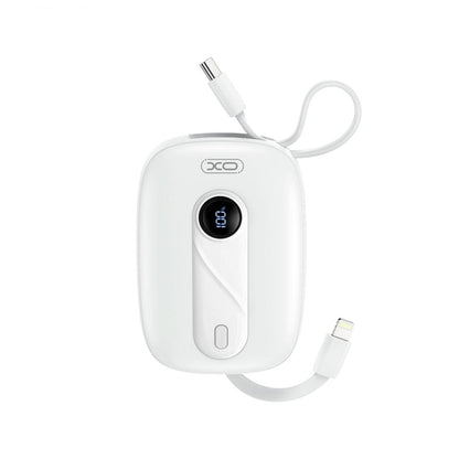 Vanjska baterija XO Design PR246, 10000mAh, 22.5W, PD, 1 x Lightning - 2 x USB-C, Bijela