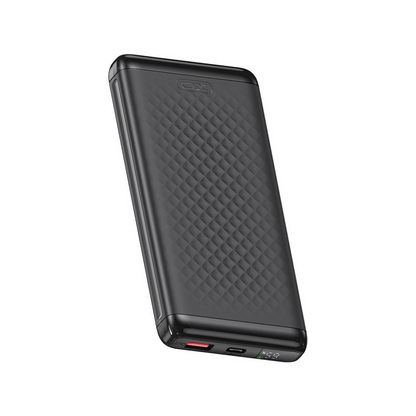 Vanjska baterija XO Design PB308, 10000mAh, 22.5W, QC + PD, 1 x USB-A - 1 x USB-C, Crna