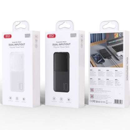 Vanjska baterija XO Design PR252, 20000mAh, 10W, 2 x USB-A, Bijela