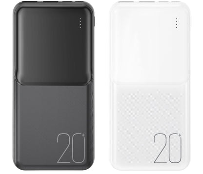 Vanjska baterija XO Design PR252, 20000mAh, 10W, 2 x USB-A, Crna