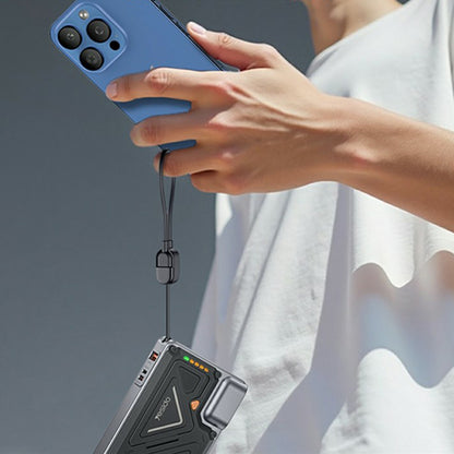 Vanjska baterija Yesido YP89, 10000mAh, 22.5W, QC + PD + FQI, 1 x Lightning - 1 x QI - 1 x USB-A - 1 x USB-C, Siva