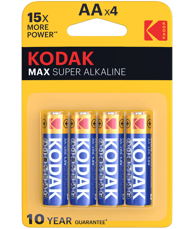 Baterija Kodak Max Alkaline, AA / LR6, Set 4 komada EKSTD30952867P4