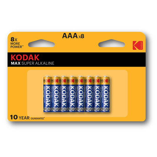 Baterija Kodak Max Alkaline, AAA / LR3, Set 8 komada EKSTD30419896P8