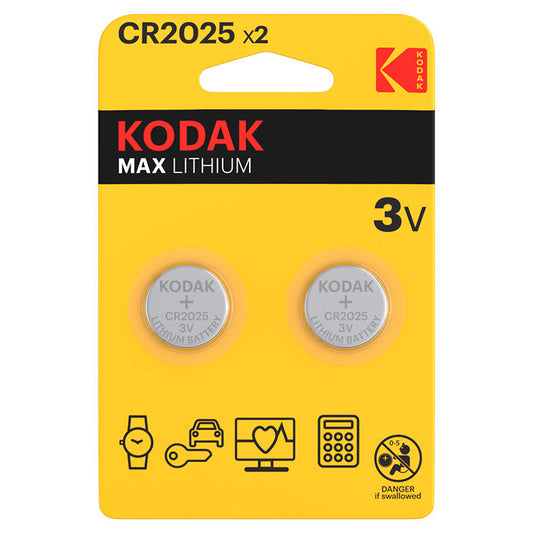 Baterija Kodak Max Lithium, CR2025, Set 2 komada