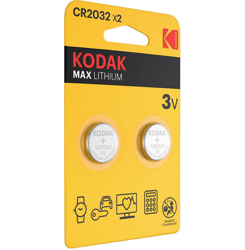 Baterija Kodak Max Lithium, CR2032, Set 2 komada